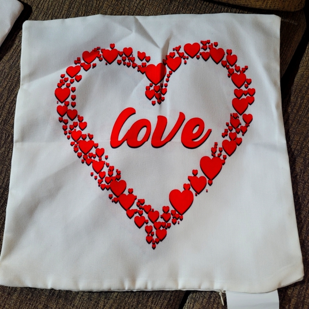 Valentine's Day Throw Pillow cover